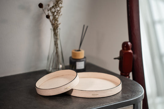 PU Crocodile Pattern Leather Tray