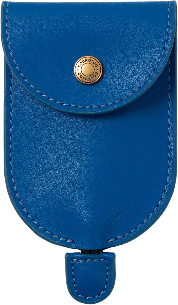 Cockatoo Creative Pull-Out Key Sleeve Keychain Bags,Leather Large-Capacity Protective Key Holder Hook