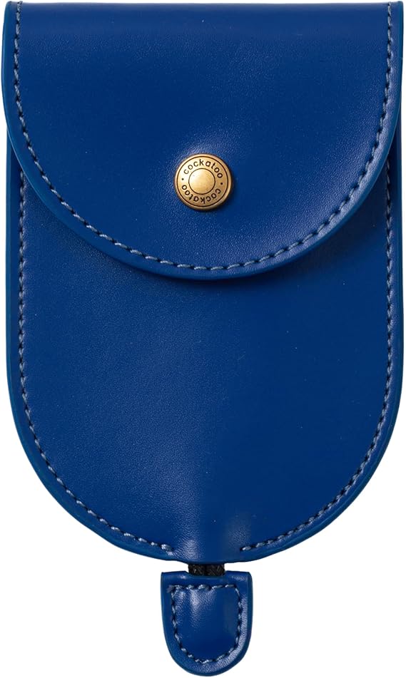 Cockatoo Creative Pull-Out Key Sleeve Keychain Bags,Leather Large-Capacity Protective Key Holder Hook