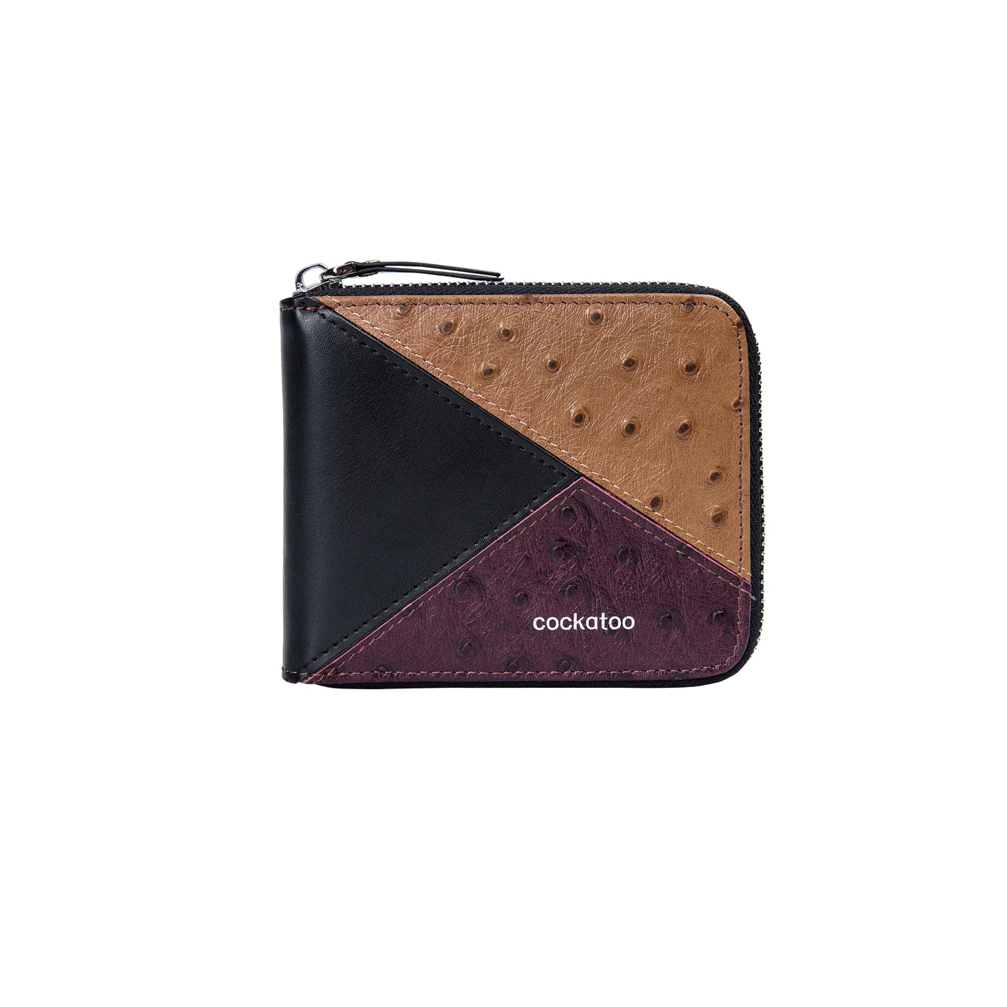 Zip-around Bifold Wallet with Snap Coin Pocket