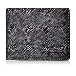 Cockatoo Business Card Case Holder for Men & Women, Genuine Leather Vertical Bifold RFID Front Pocket Wallets