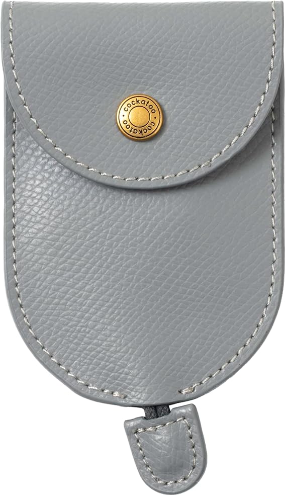 Cockatoo Creative Pull-Out Key Sleeve Keychain Bags,Leather Large-Capacity Protective Key Holder Hook