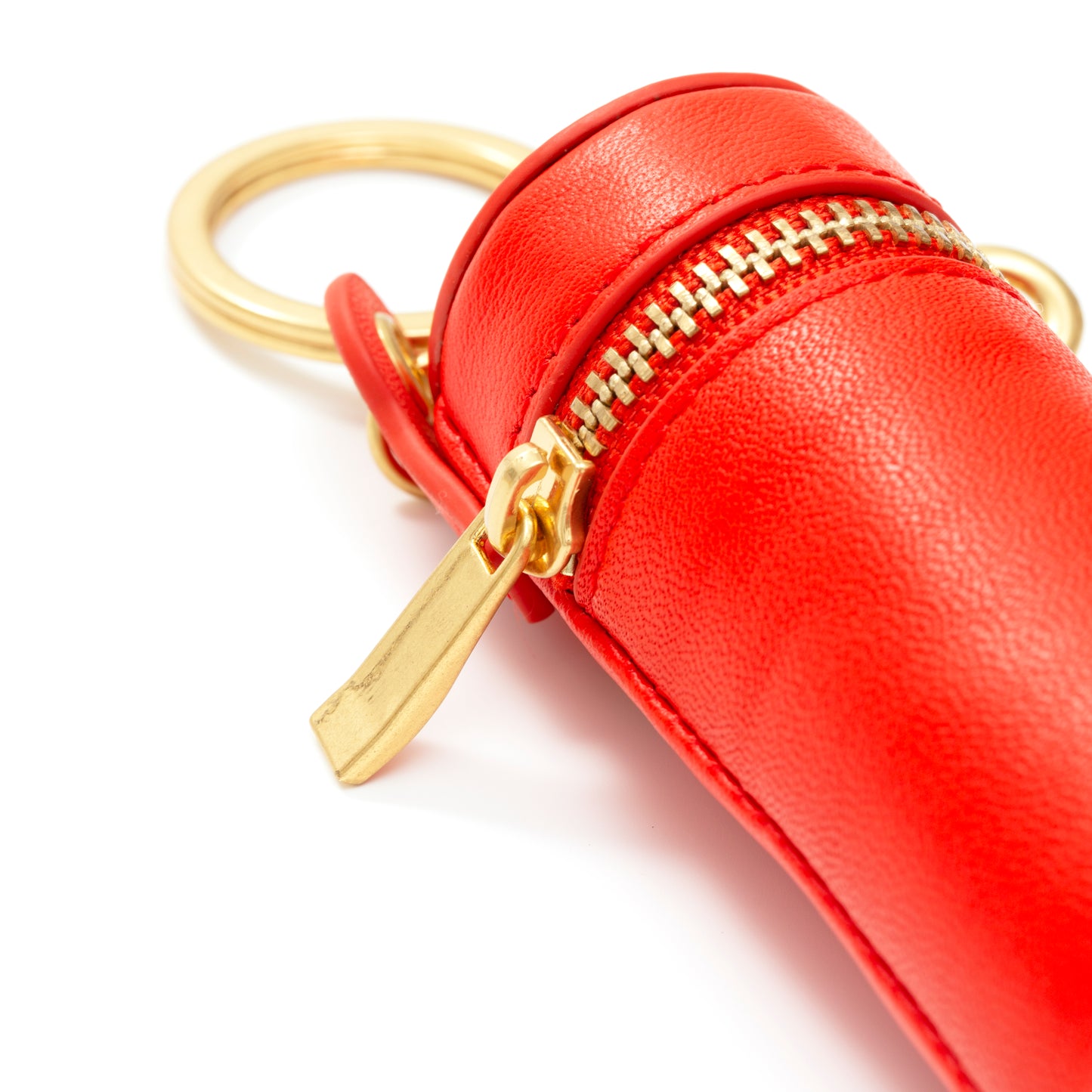 Zipper Lipstick Case Keyring