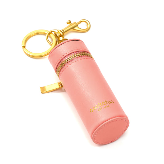 Zipper Lipstick Case Keychain