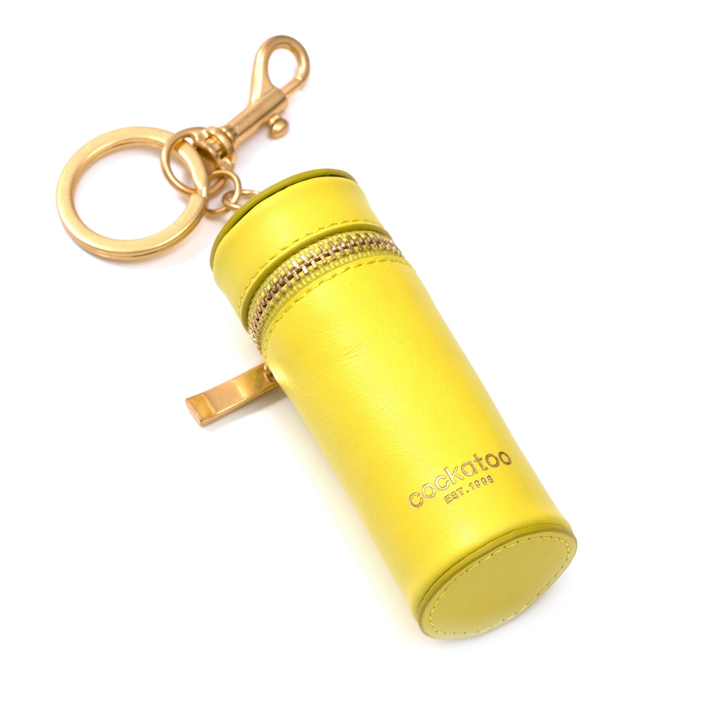 Zipper Lipstick Case Keychain