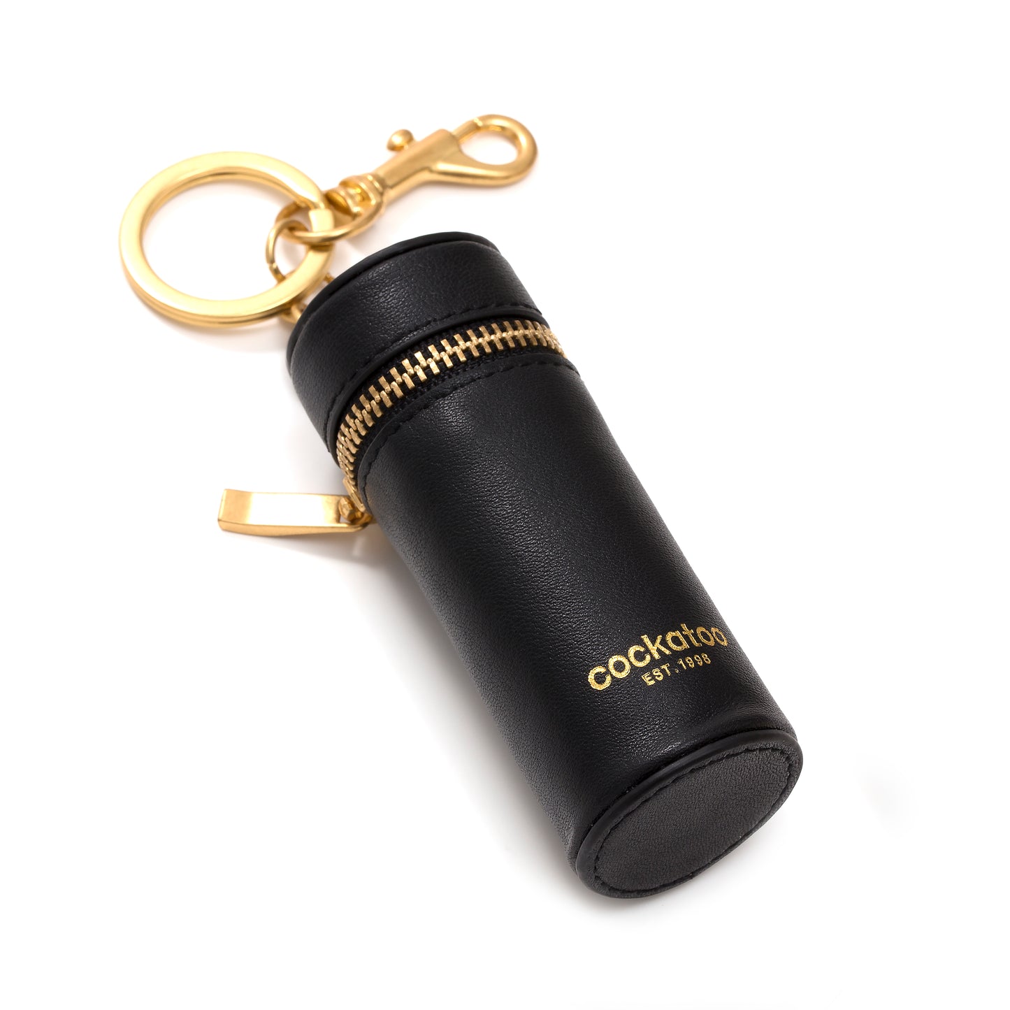 Zipper Lipstick Case Keychain