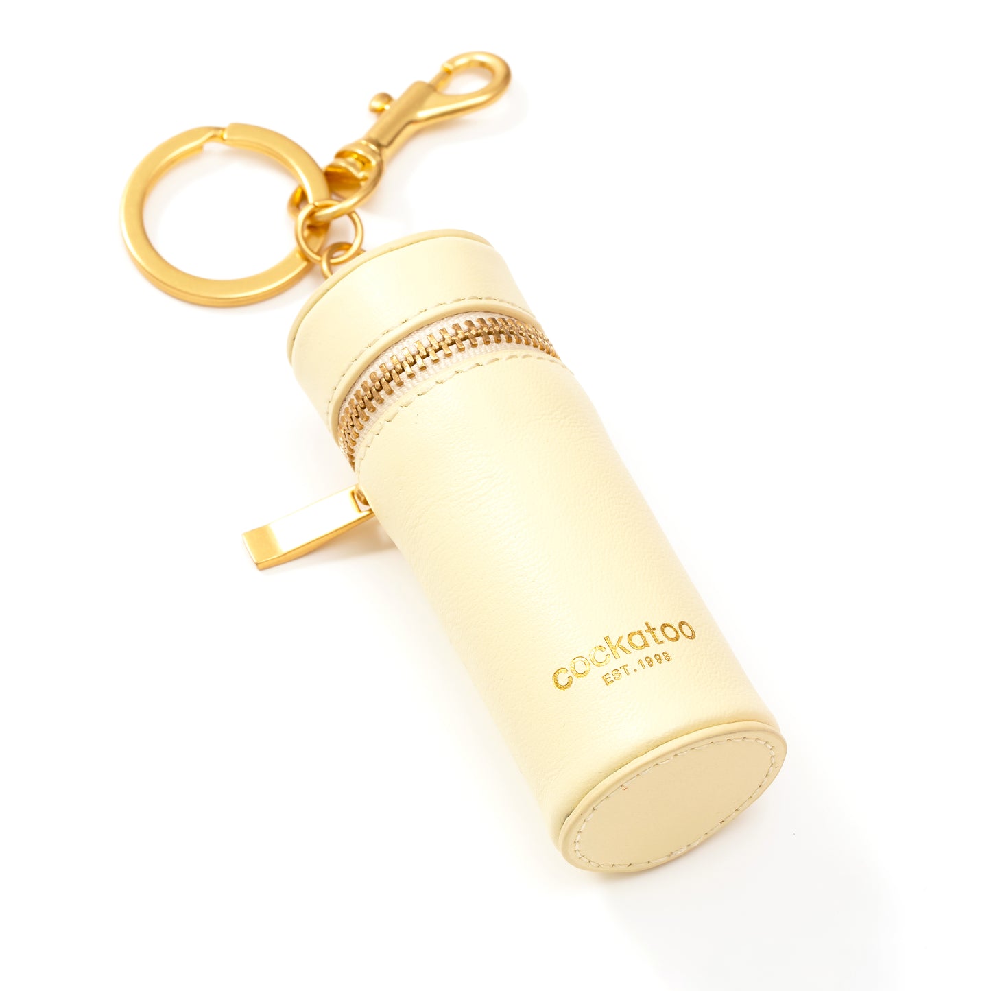 Zipper Lipstick Case Keychain