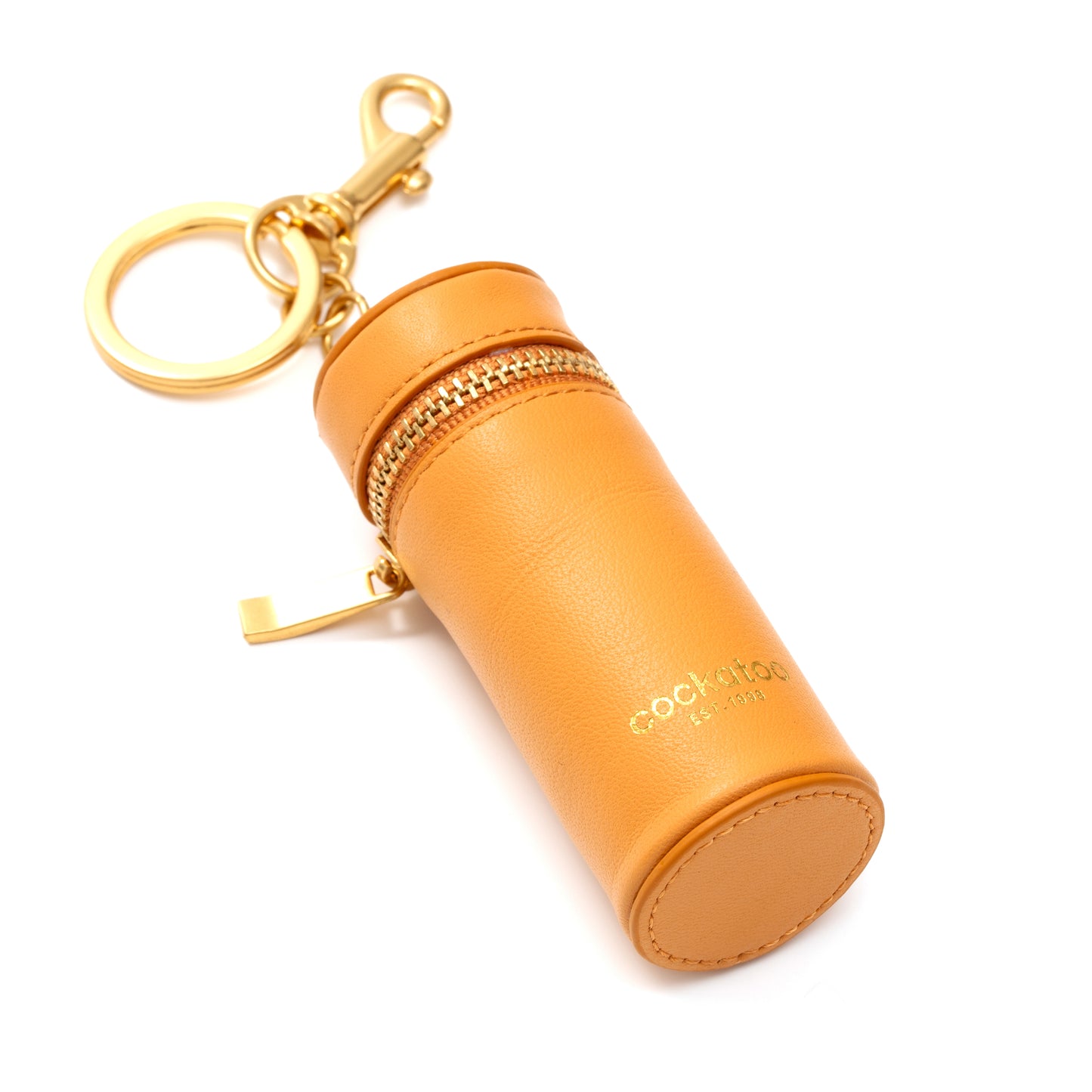 Zipper Lipstick Case Keychain